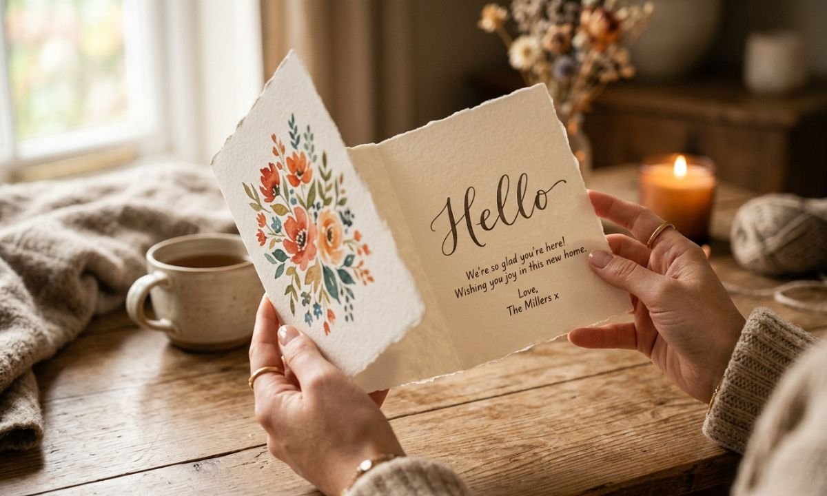 Open Your Card With a Greeting