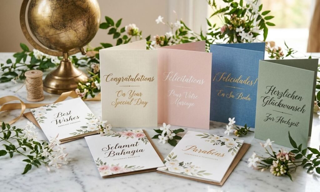 Wedding Card Messages in Multiple Languages