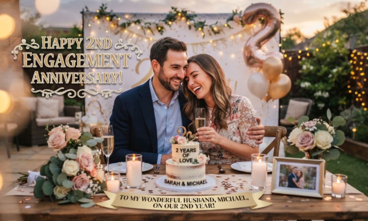 2nd Engagement Anniversary Wishes and Happy 2nd Engagement Anniversary Wishes to Husband