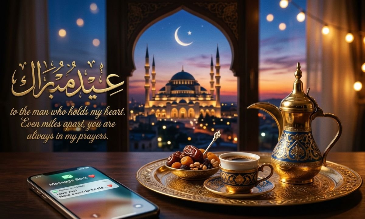 Best Eid Mubarak Wishes for Husband in Abroad