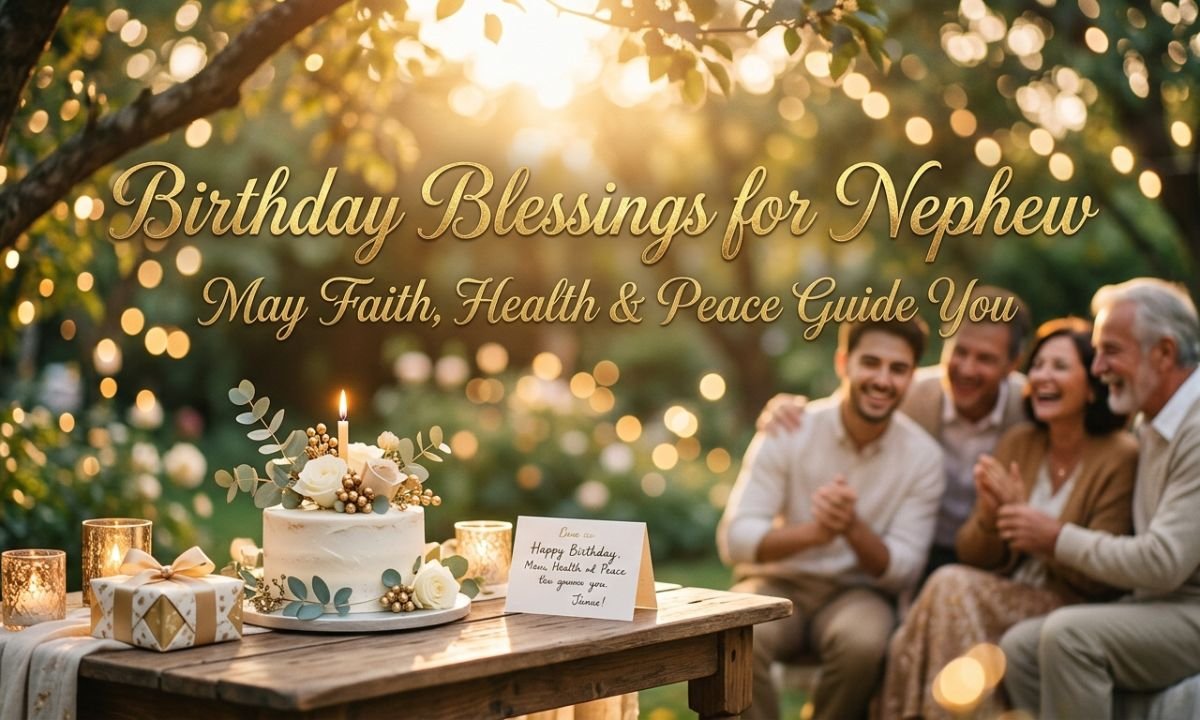 Birthday Blessings for Nephew