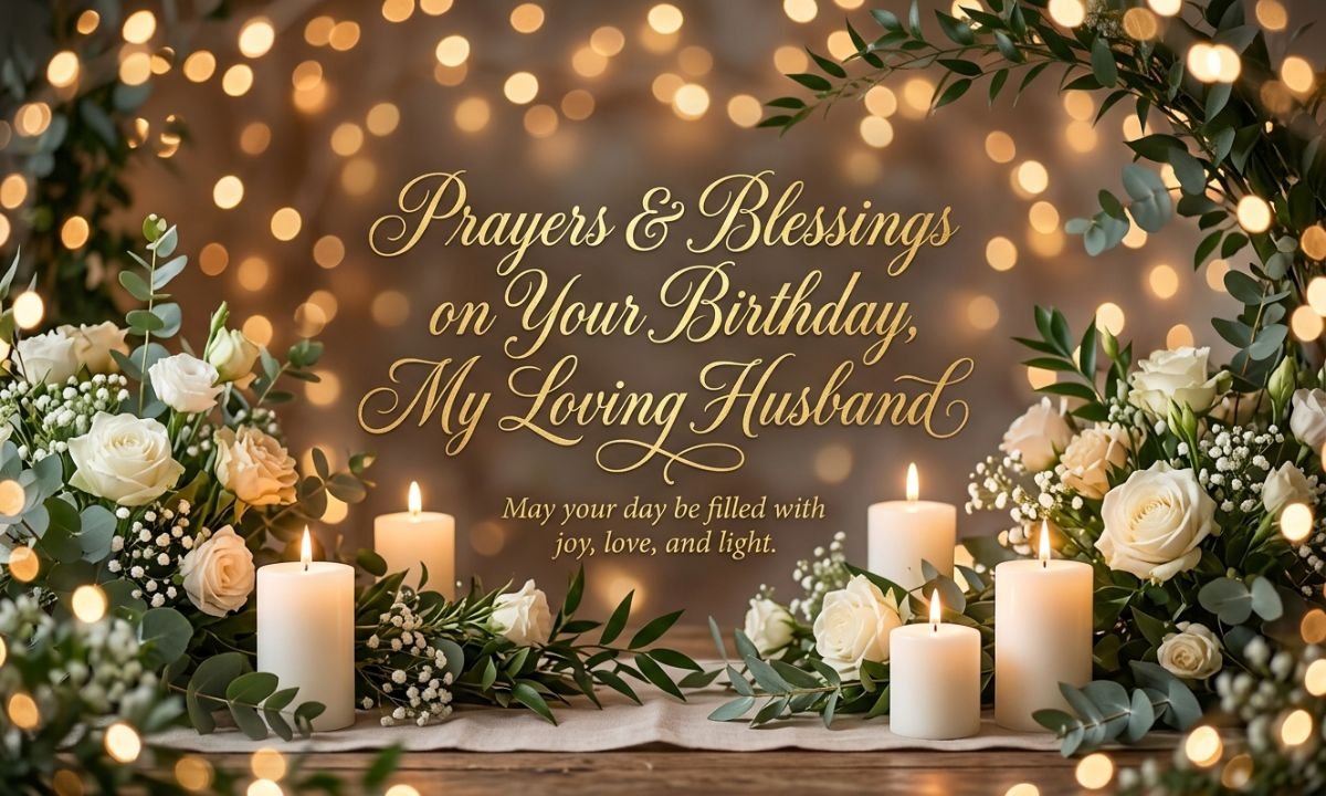 Birthday Prayers and Blessings for Husband