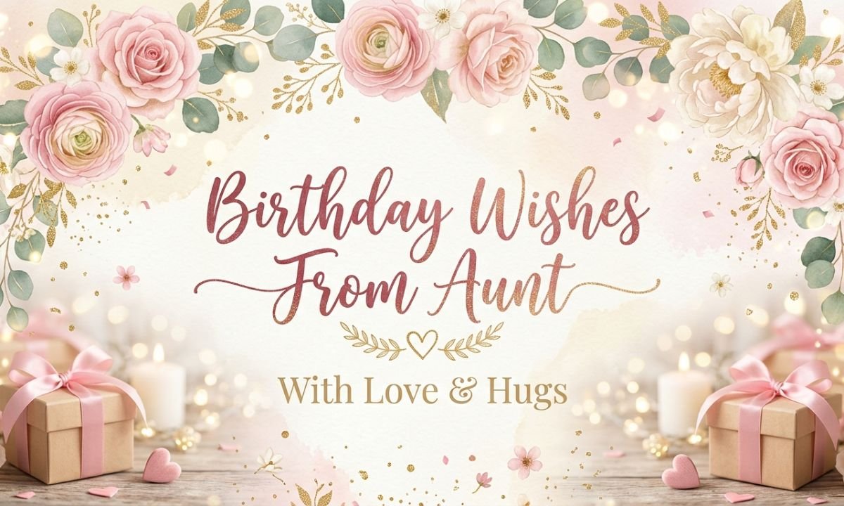 Birthday Wishes From Aunt