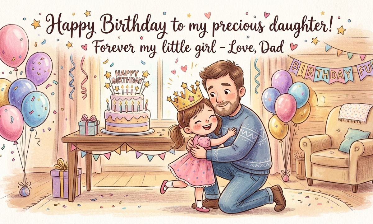 Birthday Wishes for Daughter from Dad