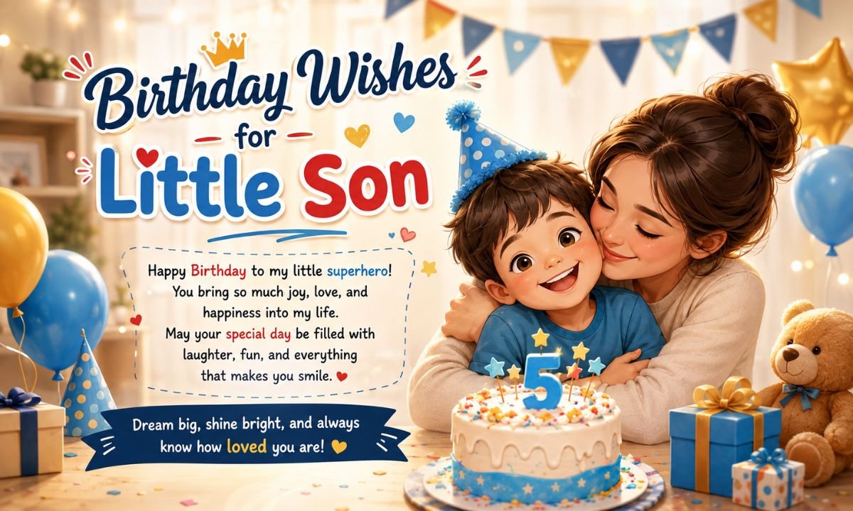 Birthday Wishes for Little son