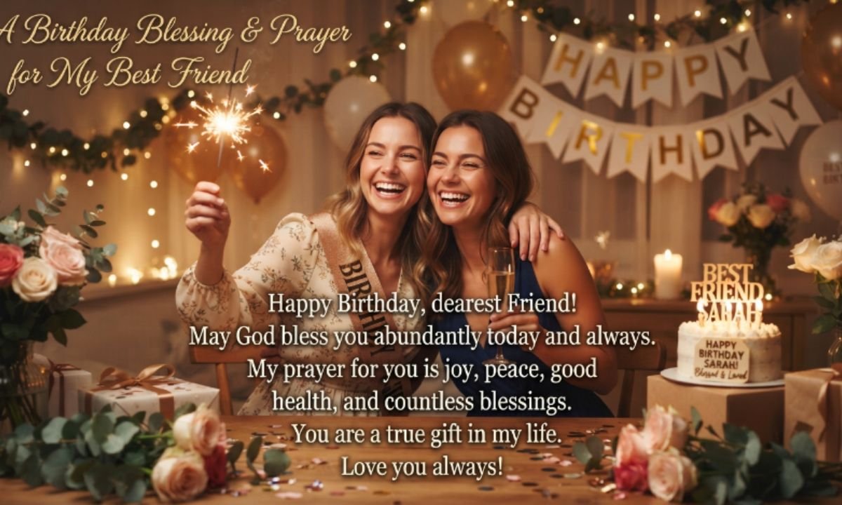 Blessing Birthday Wishes and Birthday Prayer for Best Friend