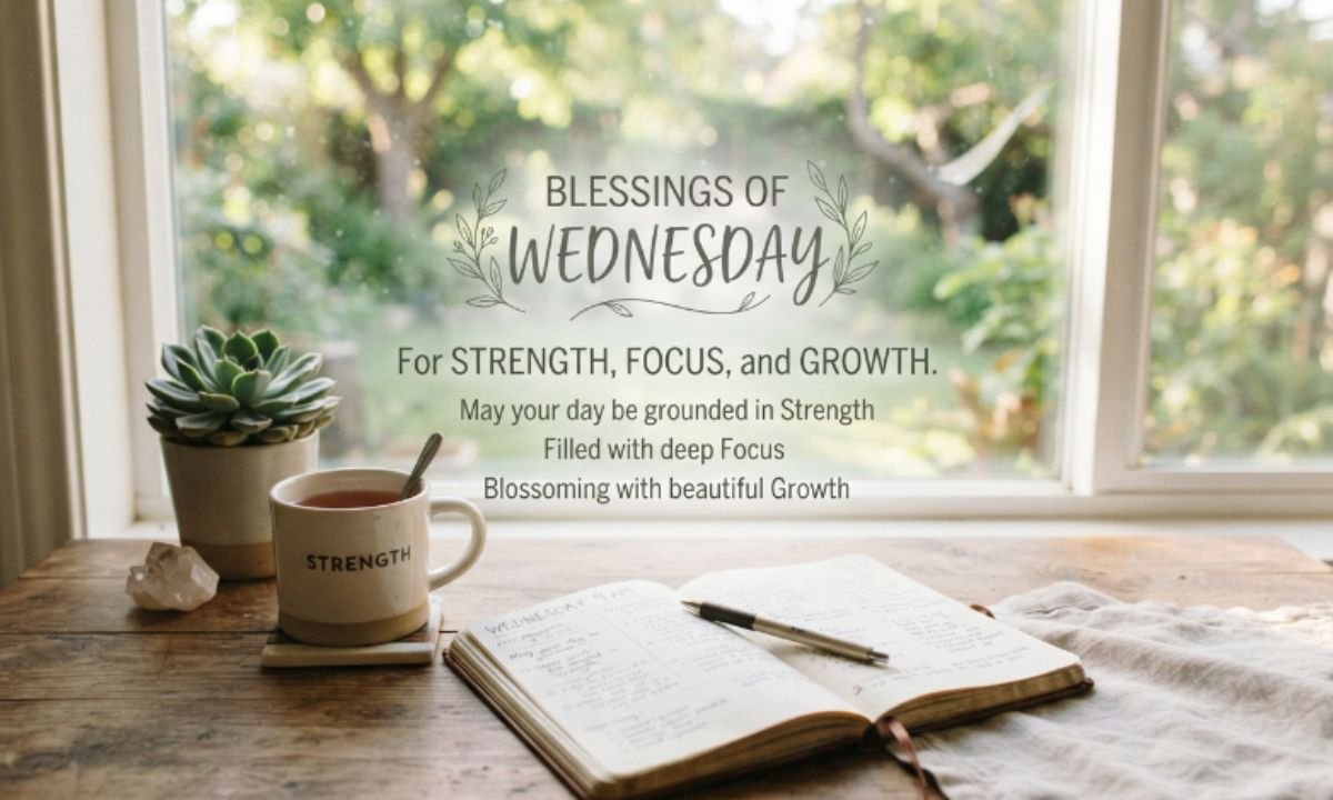 Blessings of Wednesday for Strength, Focus, and Growth