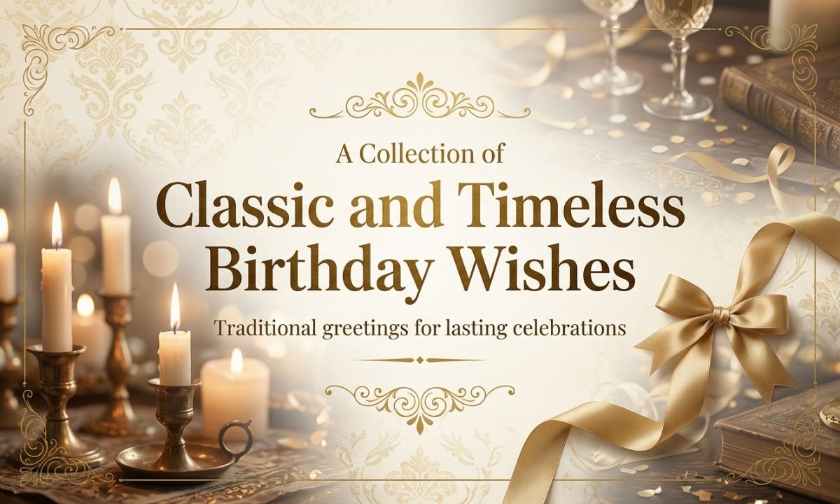 Classic and Timeless Birthday Wishes