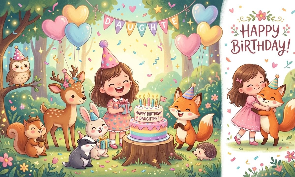 Cute Birthday Wishes for Daughter
