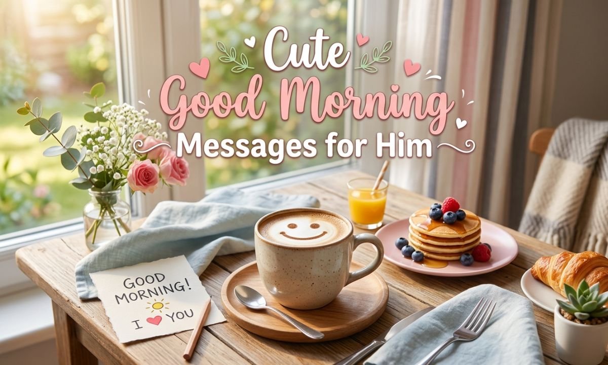 Cute Good Morning Messages for Him