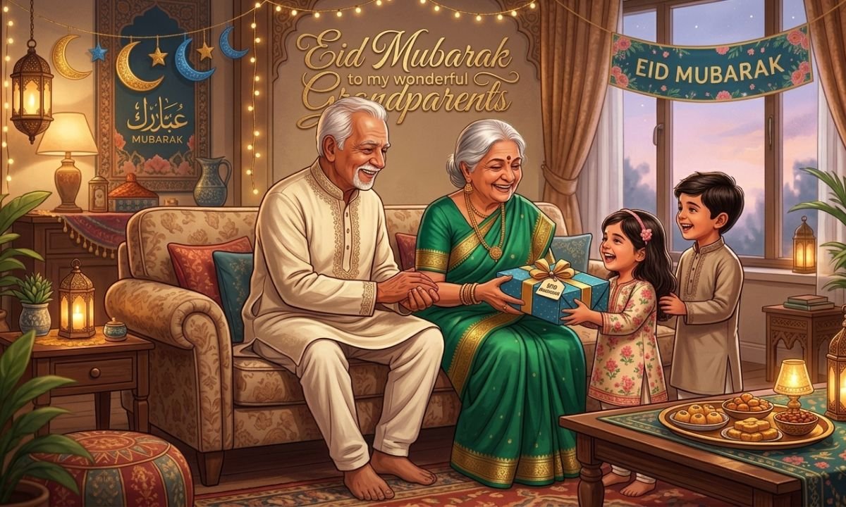 Eid Mubarak Wishes for Grandparents