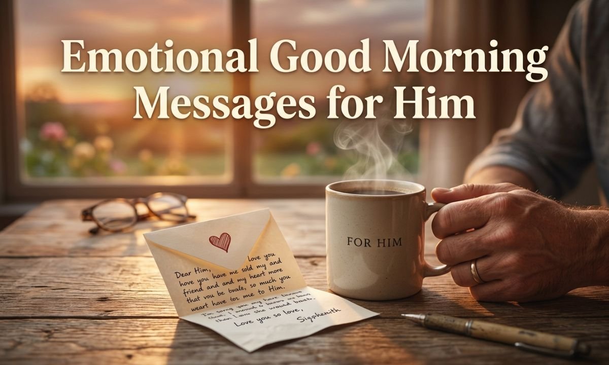 Emotional Good Morning Messages for Him