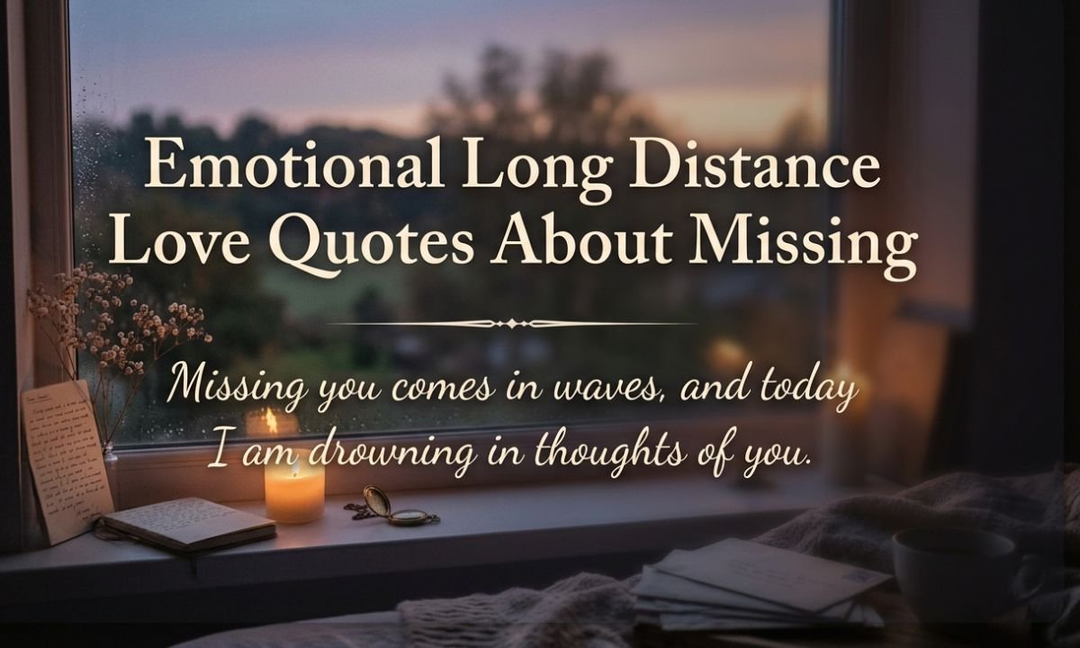 Emotional Long Distance Love Quotes About Missing You