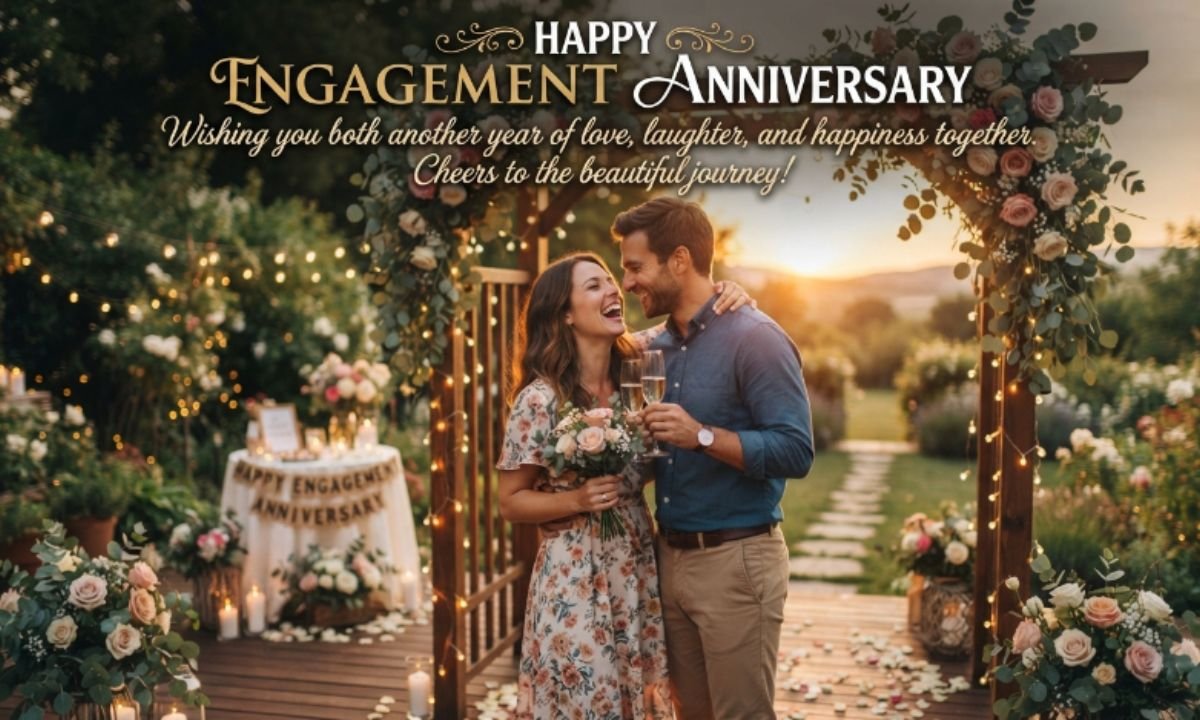 Engagement Anniversary Wishes for Couples