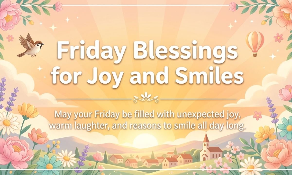 Friday Blessings for Joy and Smiles