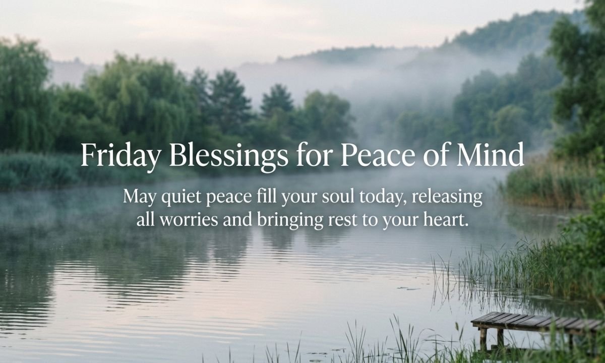 Friday Blessings for Peace of Mind