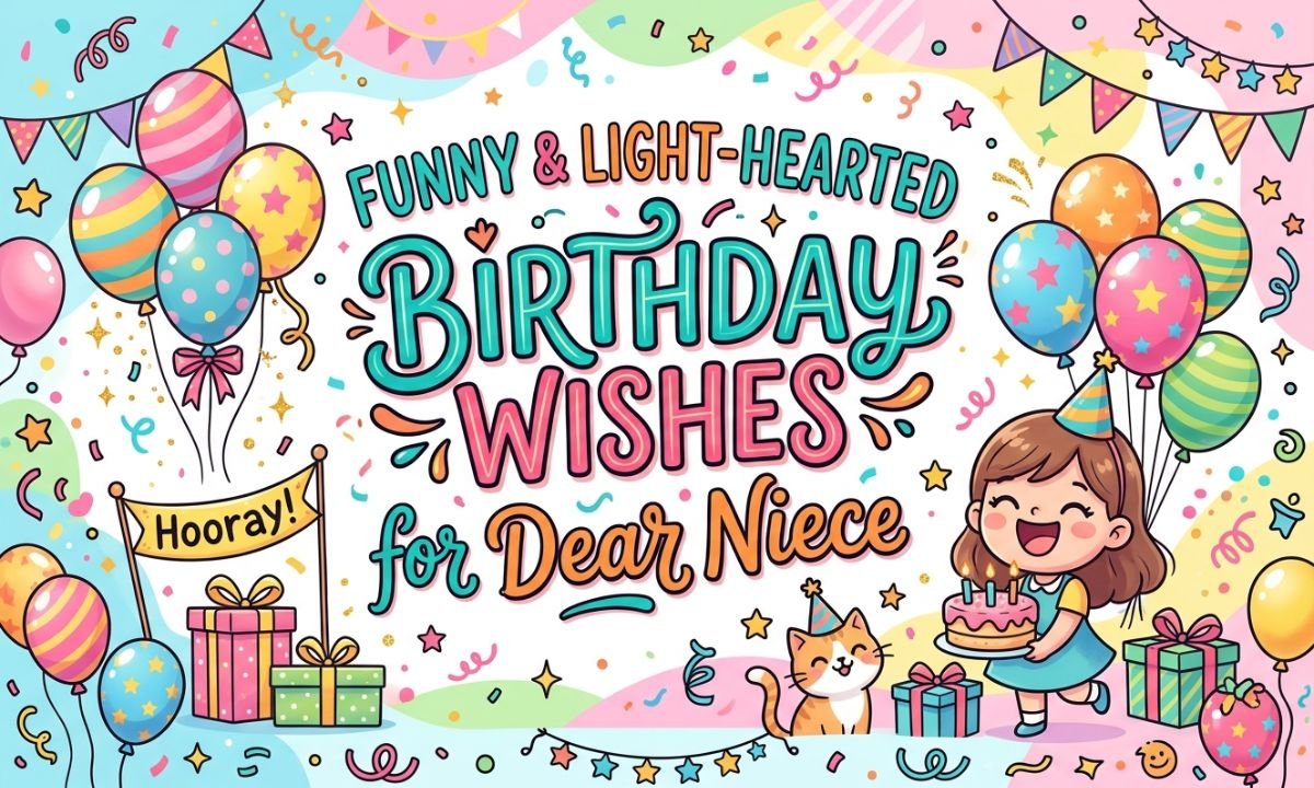Funny & Light-Hearted Birthday Dear Niece