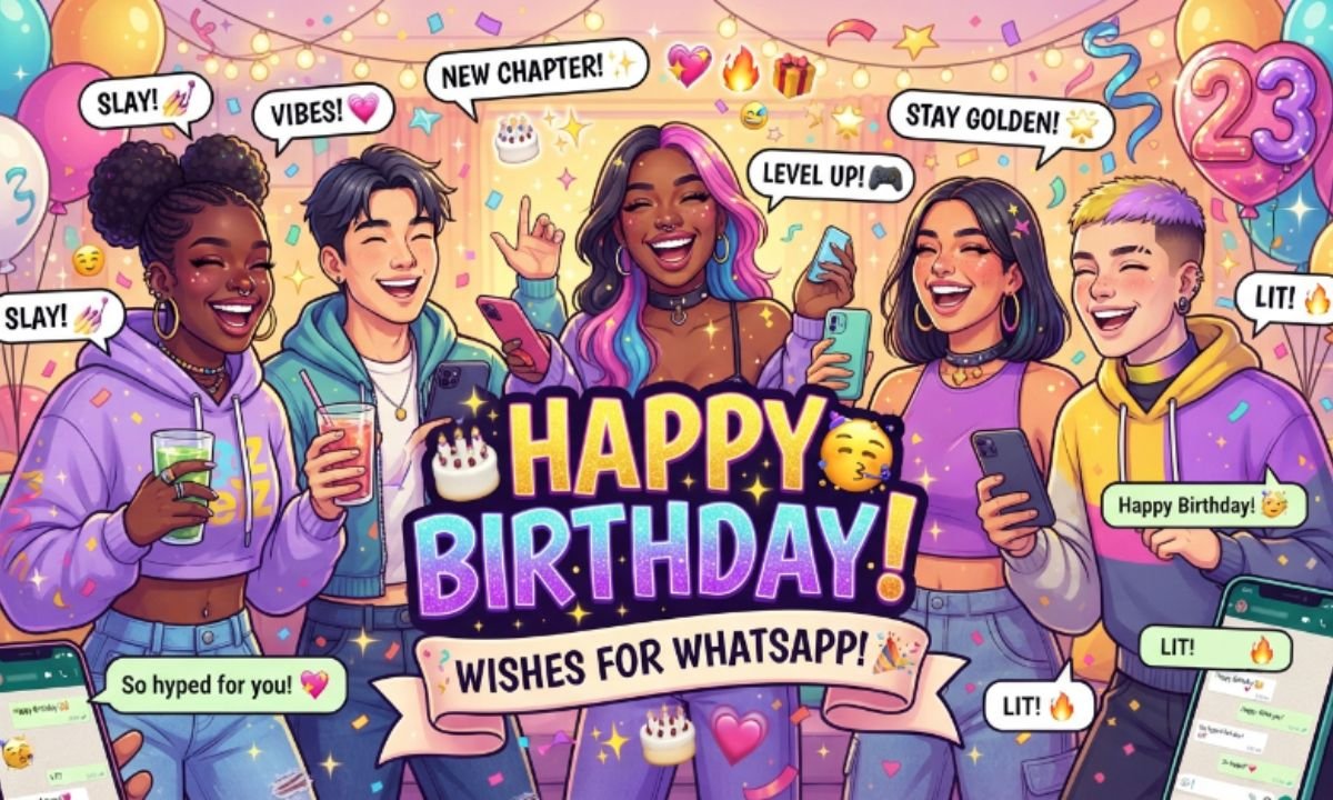 Gen Z Happy Birthday Wishes for WhatsApp