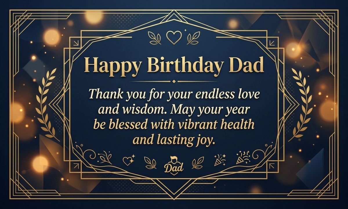 Good Health Birthday Wishes for Father