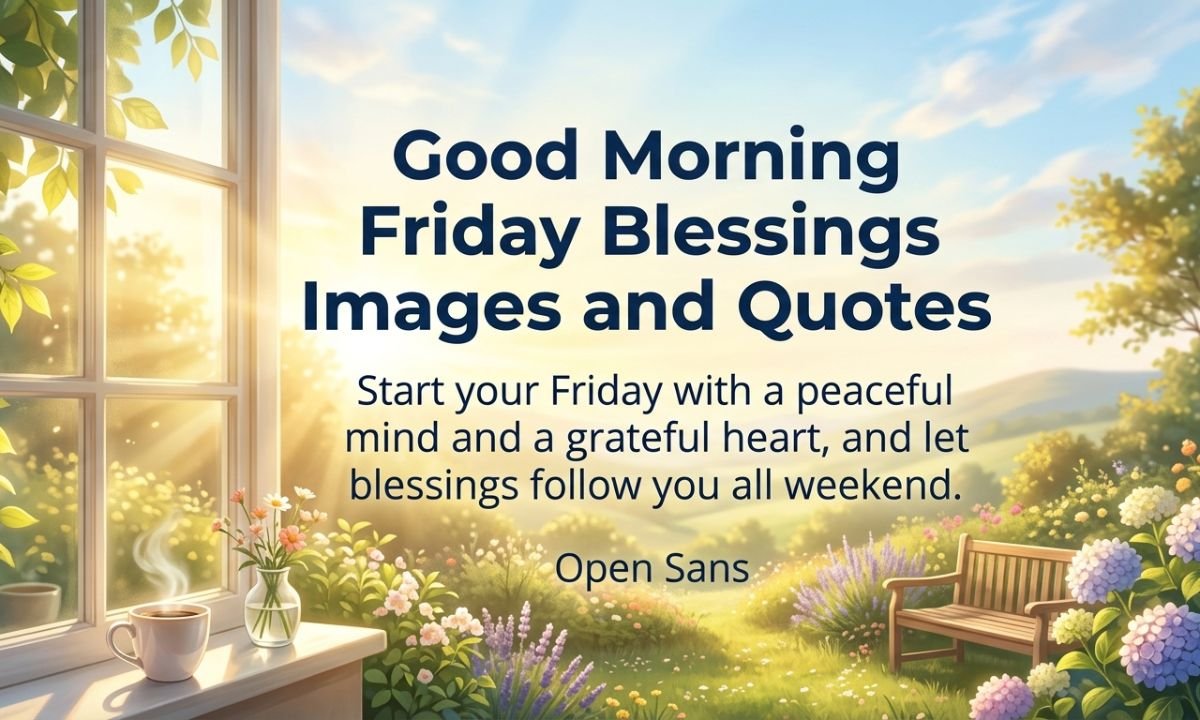 Good Morning Friday Blessings Images and Quotes