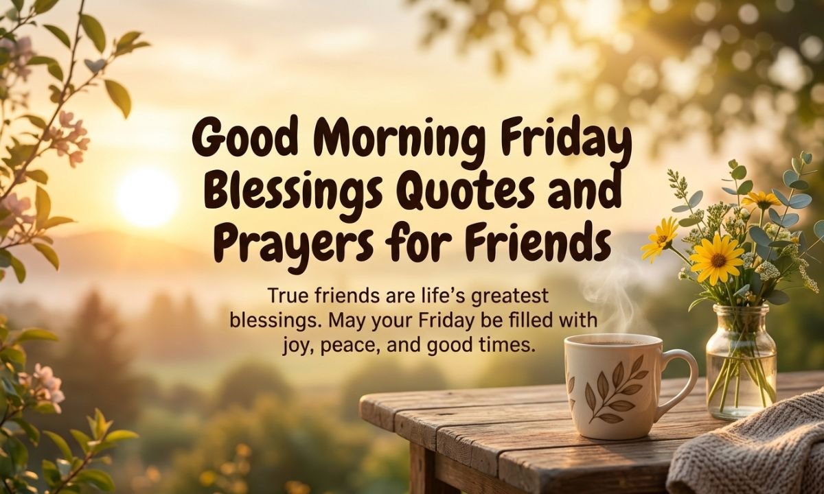Good Morning Friday Blessings Quotes and Prayers for Friends