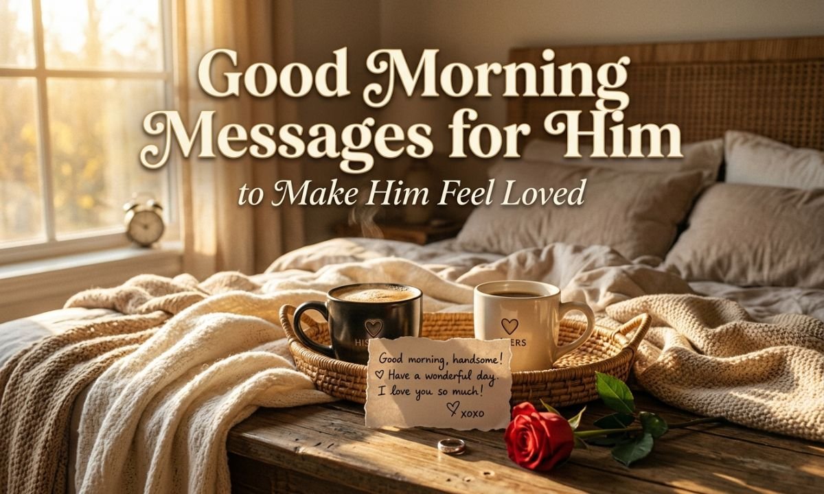 Good Morning Messages for Him to Make Him Feel Loved