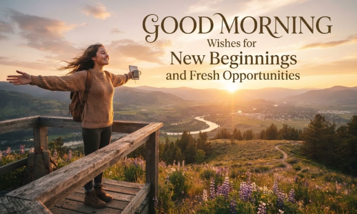 Good Morning Wishes for New Beginnings and Fresh Opportunities