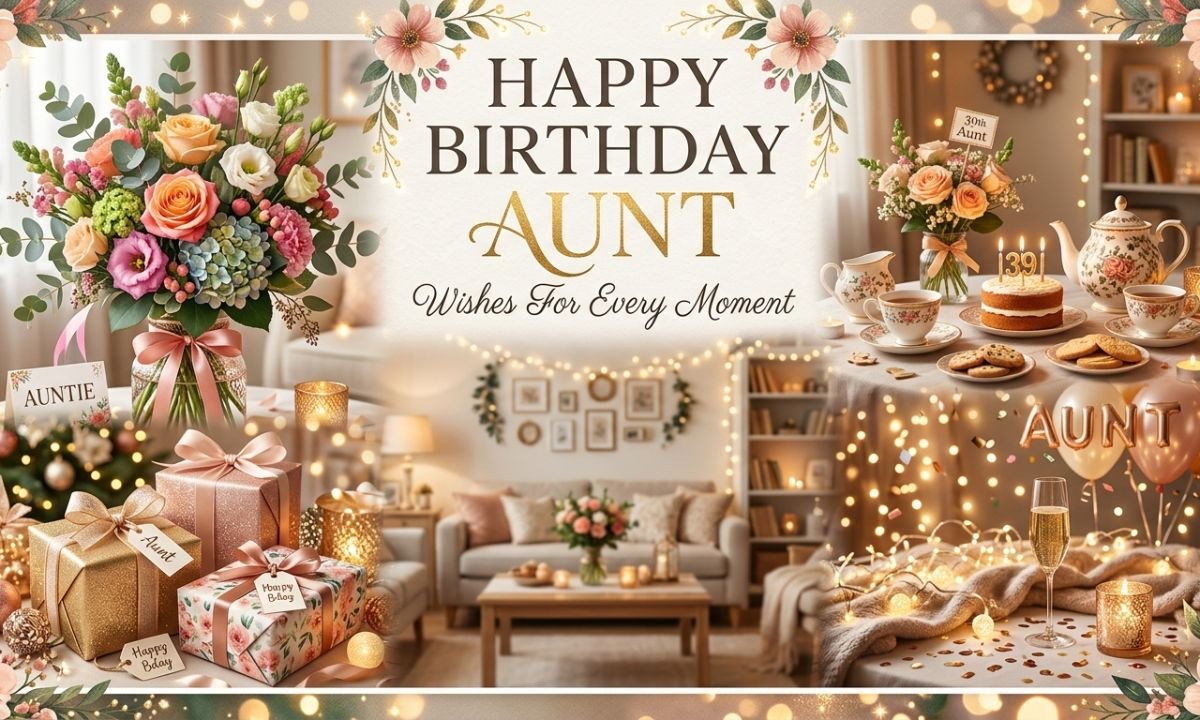Happy Birthday Wishes for Aunt for Different Situations
