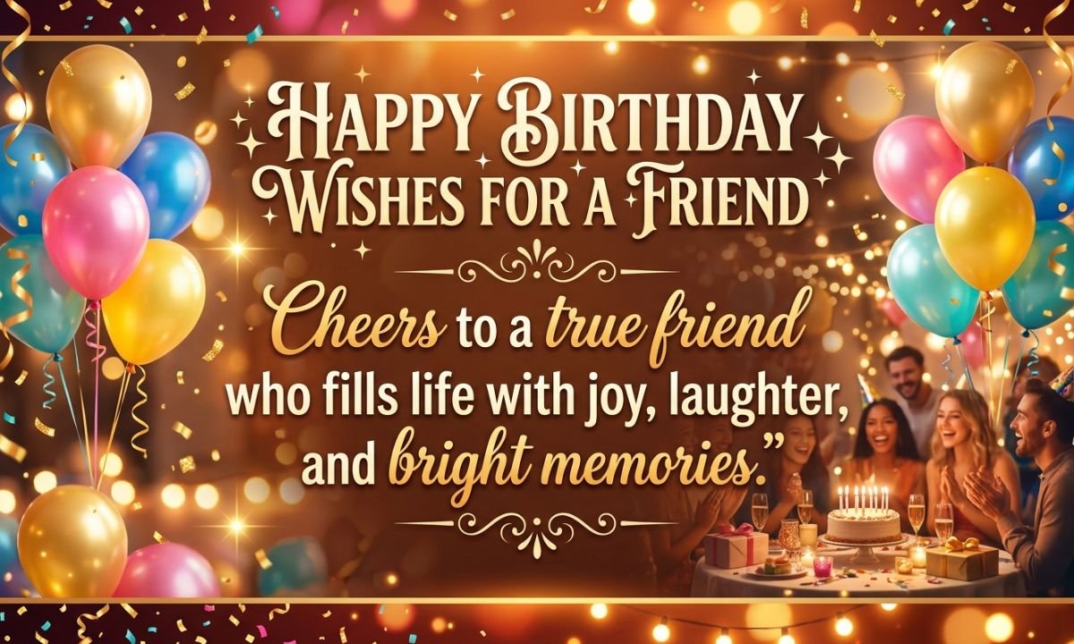 Happy Birthday Wishes for a Friend