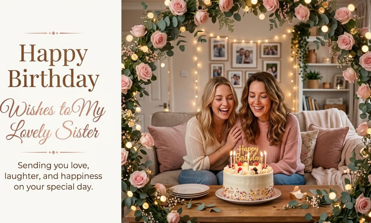 Happy Birthday Wishes to My Lovely Sister