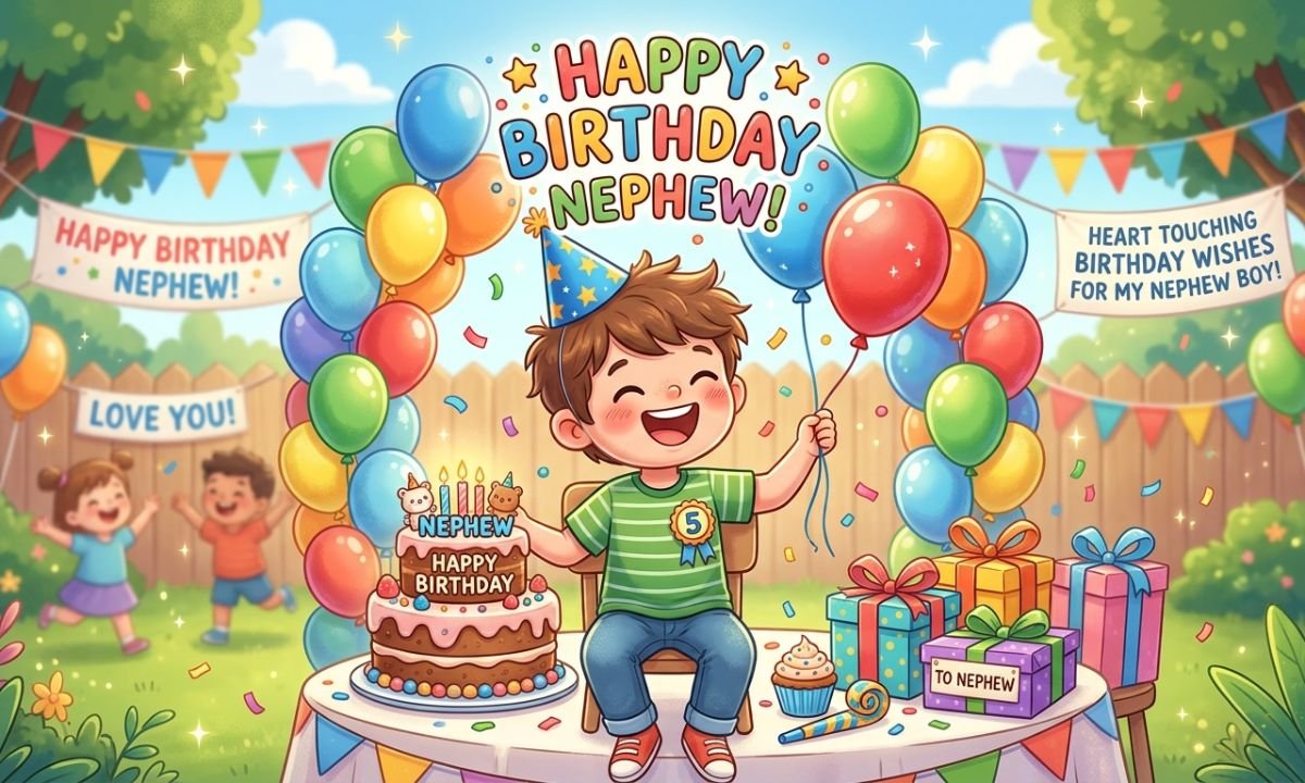 Heart Touching Birthday Wishes for Nephew Boy