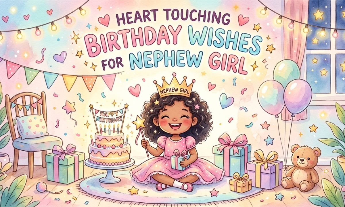 Heart Touching Birthday Wishes for Nephew Girl