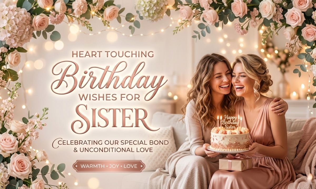 Heart Touching Birthday Wishes for Sister