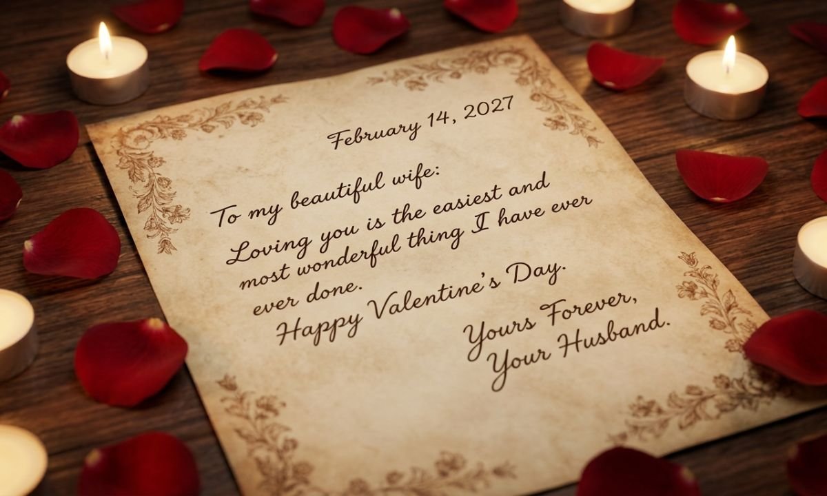 Heartfelt Valentine Love Letters for Your Wife