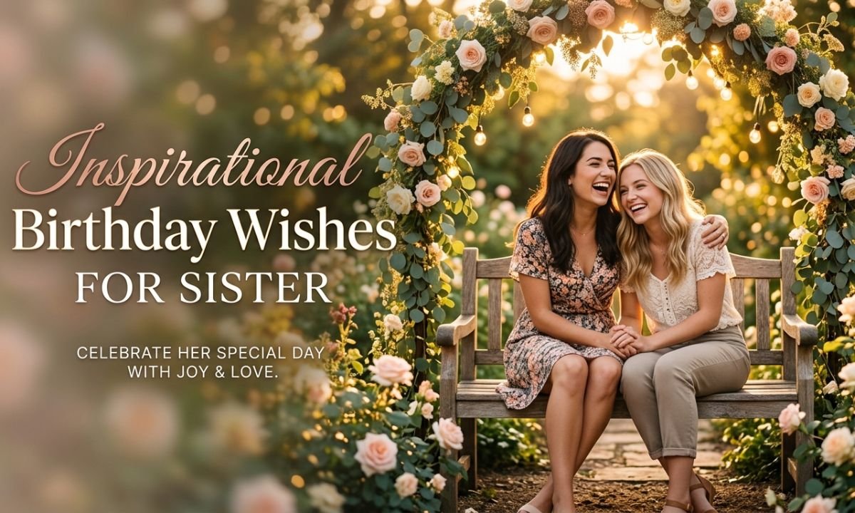 Inspirational Birthday Wishes for Sister