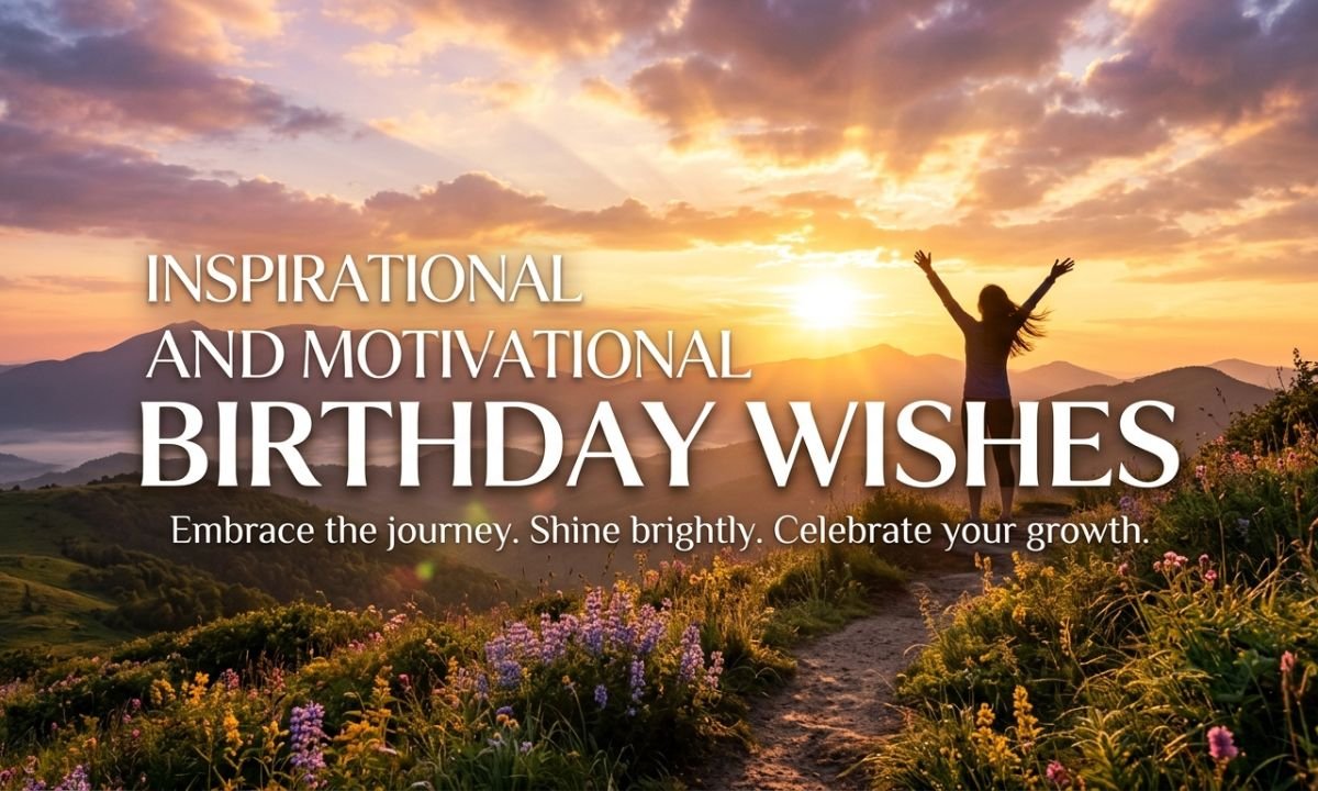 Inspirational and Motivational Birthday Wishes