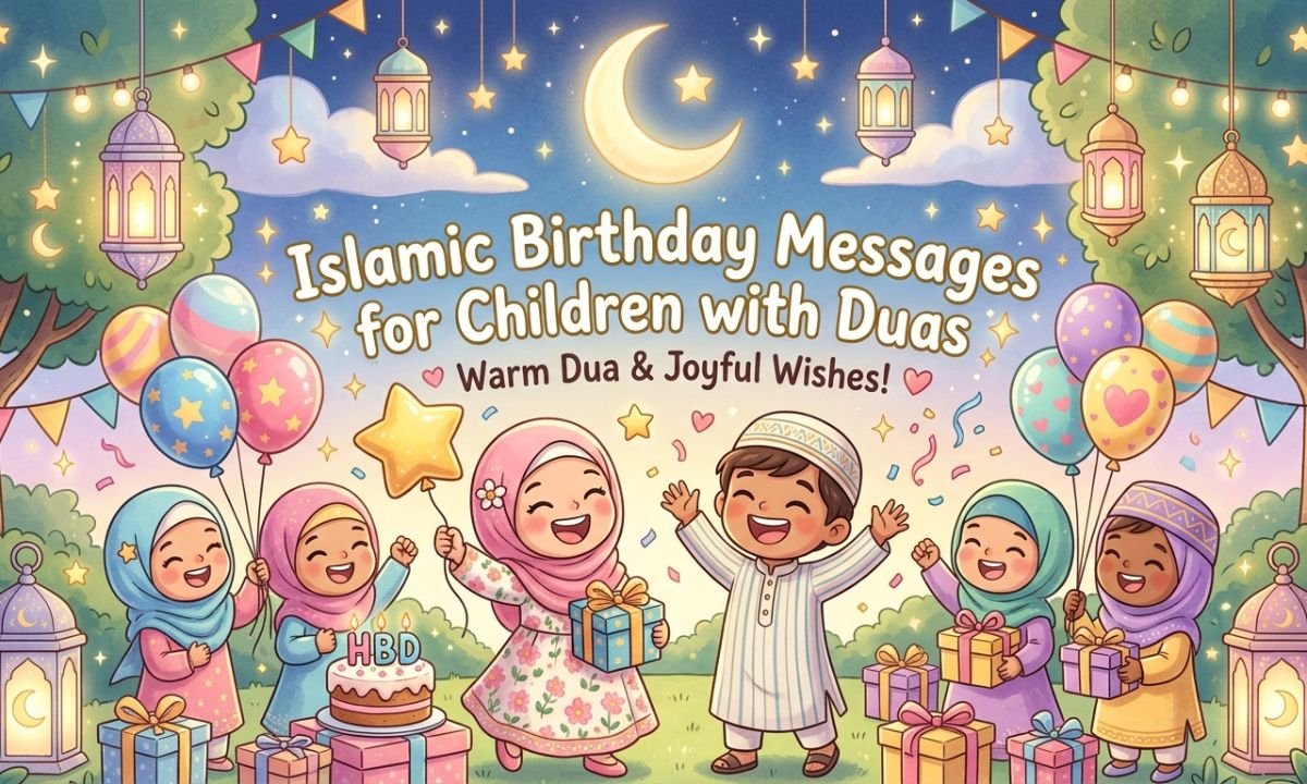 Islamic Birthday Messages for Children with Duas