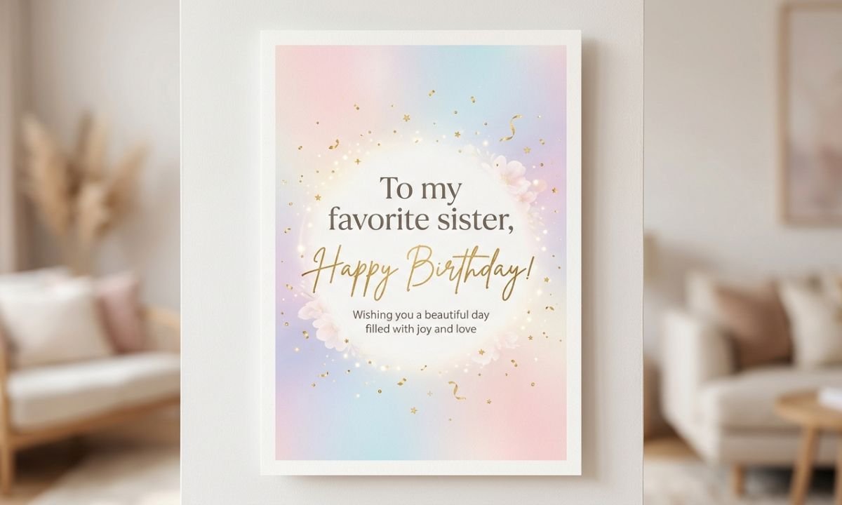 One-Line Birthday Wishes for Sister