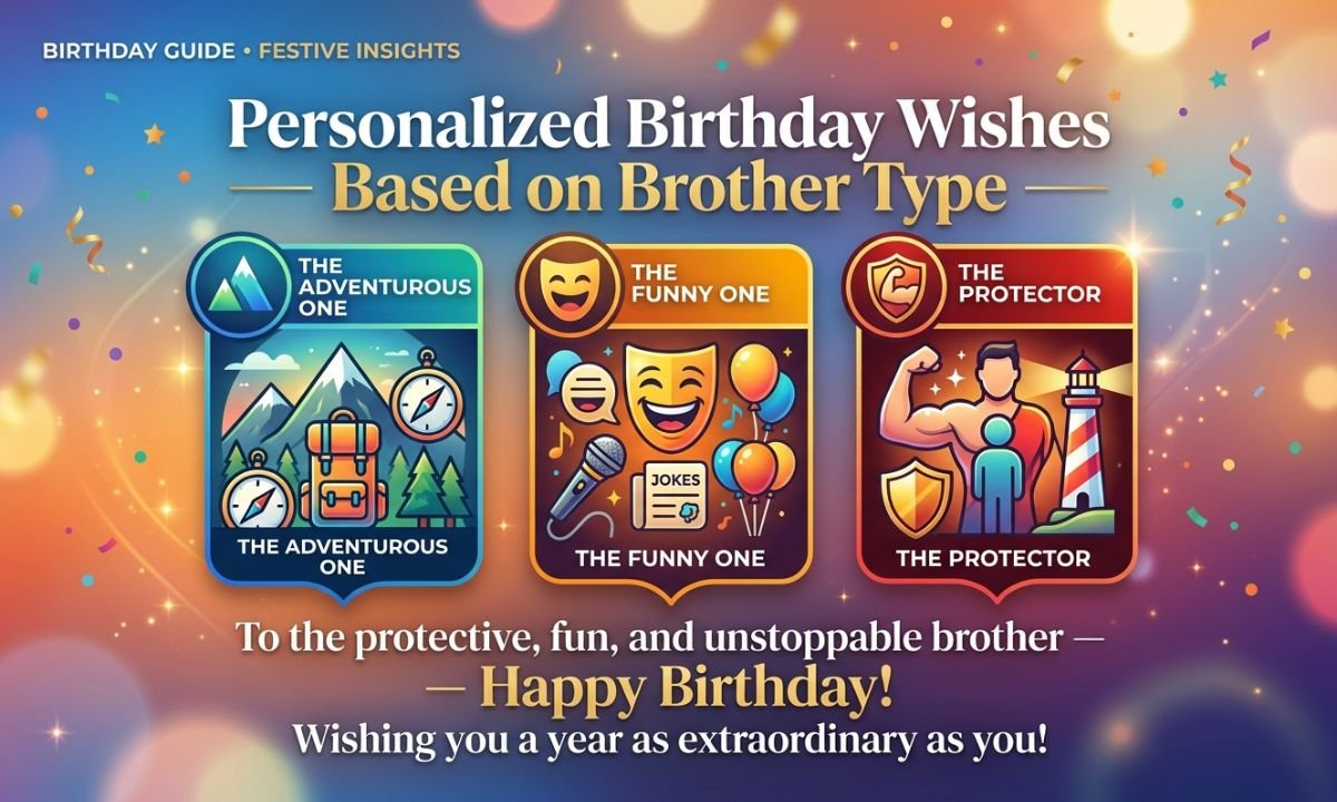 Personalized Birthday Wishes Based on Brother Type