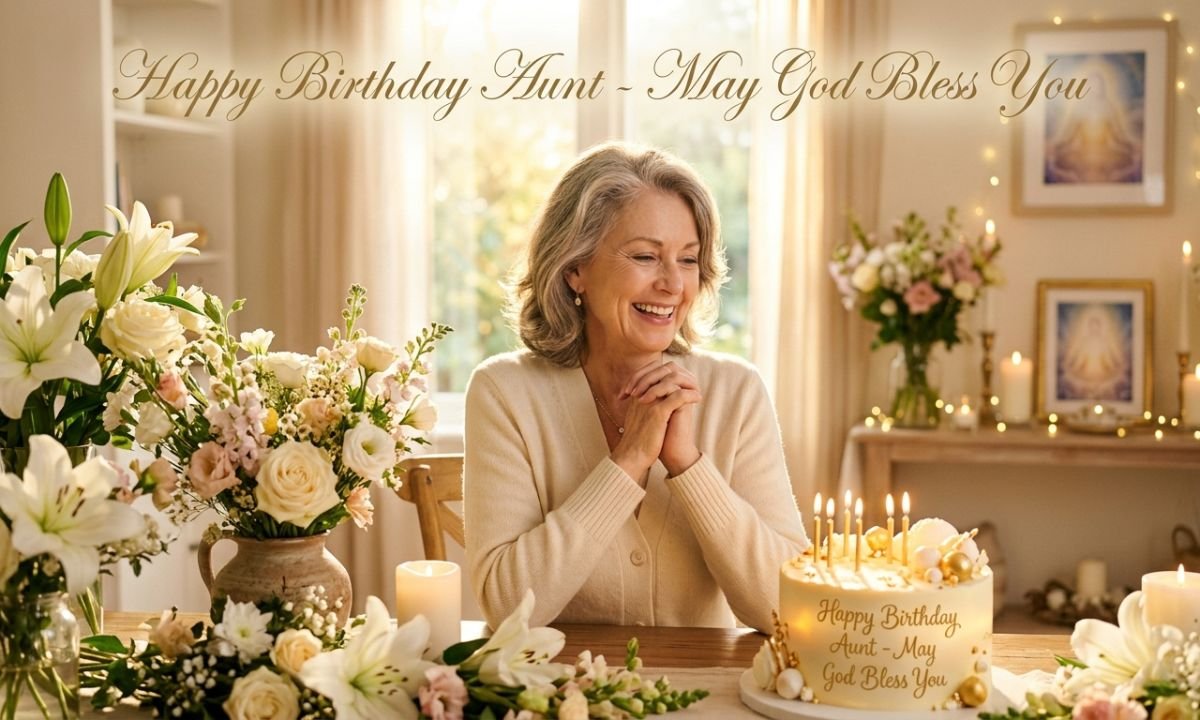 Religious & Inspirational Birthday Blessings for Aunt