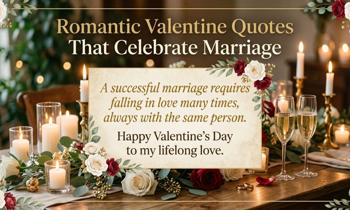 Romantic Valentine Quotes That Celebrate Marriage