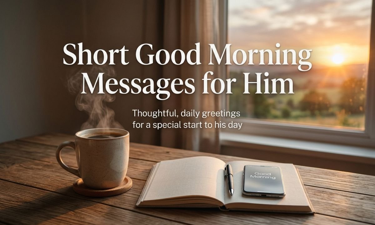 Short Good Morning Messages for Him