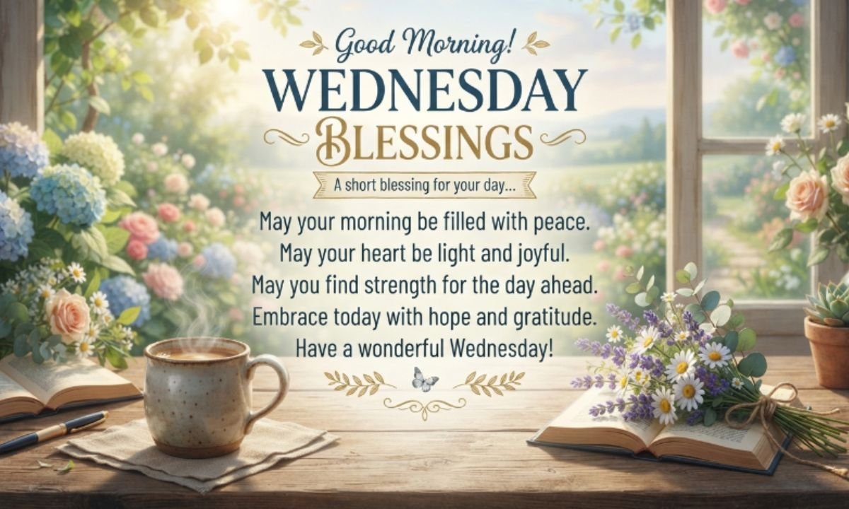 Short Wednesday Morning Blessings
