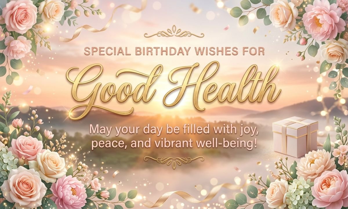 Special Birthday Wishes for Good Health