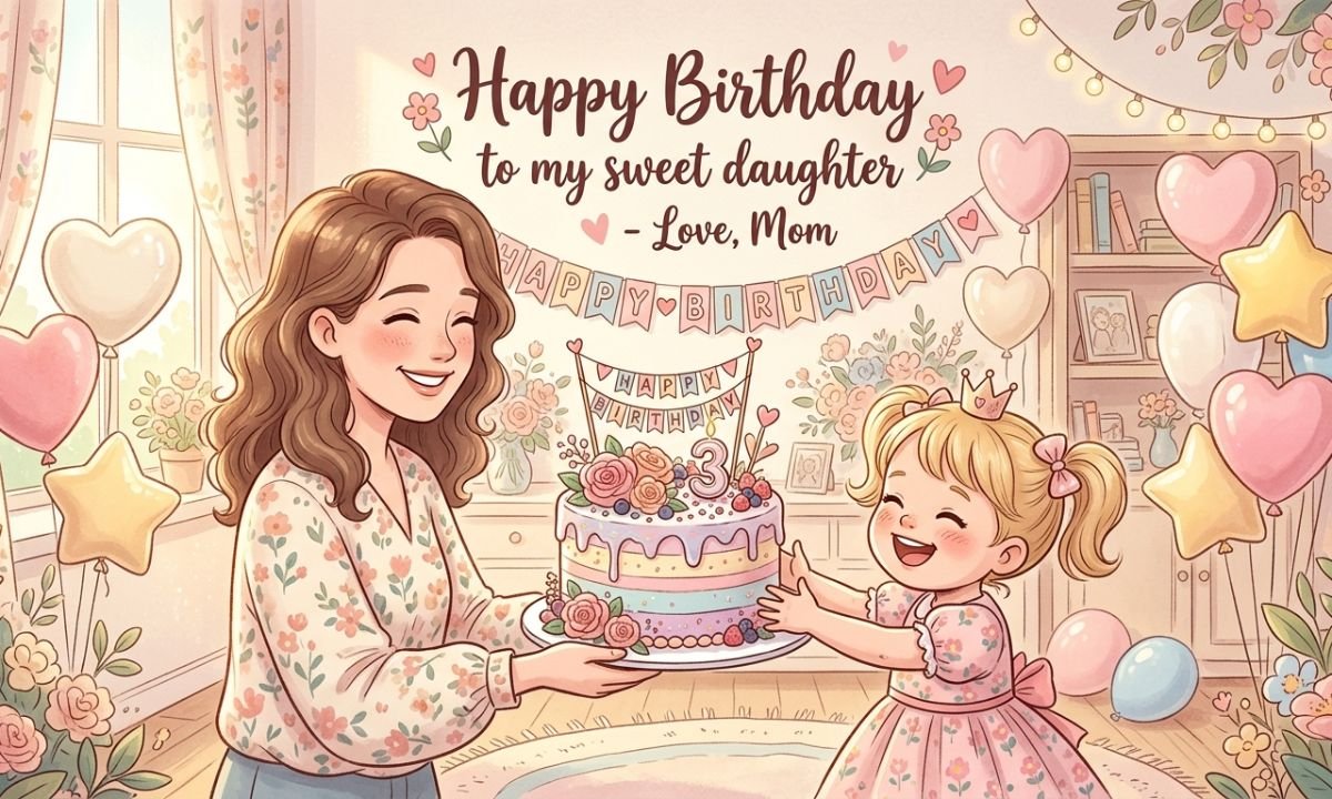 Sweet Birthday Wishes for Daughter from Mom
