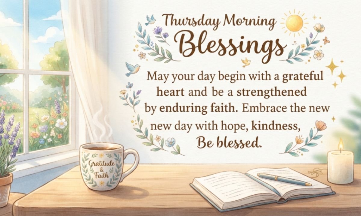 Thursday Morning Blessings with Gratitude and Faith