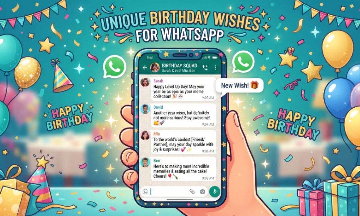 Unique Birthday Wishes for Whatsapp