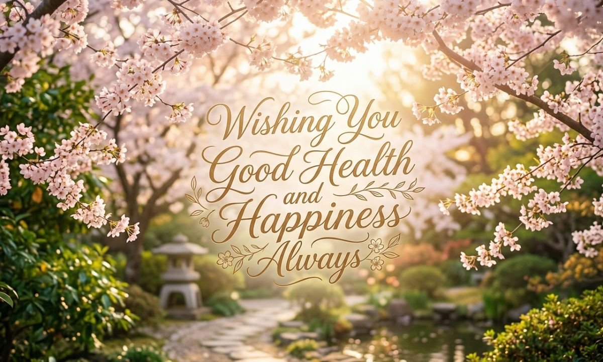 Wishing You Good Health and Happiness Always
