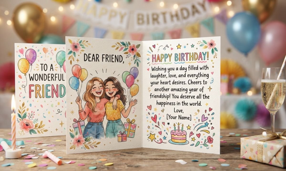 Birthday Card Messages for a Friend (1)