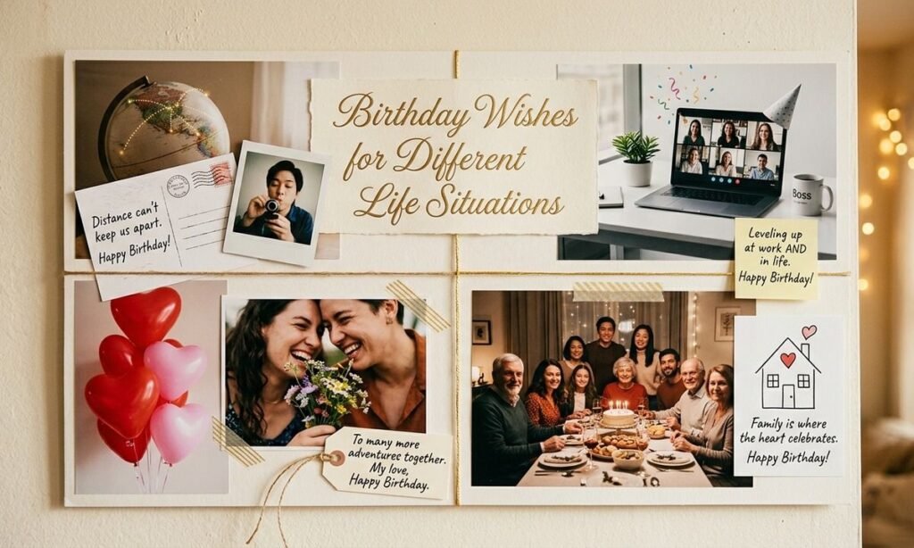 Birthday Wishes for Different Life Situations